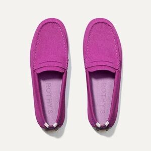 Rothy’s The Driver Penny Loafers Size 7.5 Shoes Washable Wild Orchid